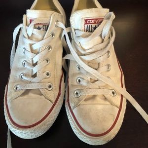 White Low Top Converse